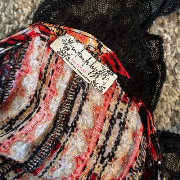 FREE PEOPLE Love Bird Printed Mini Dress - Picture 10 of 10